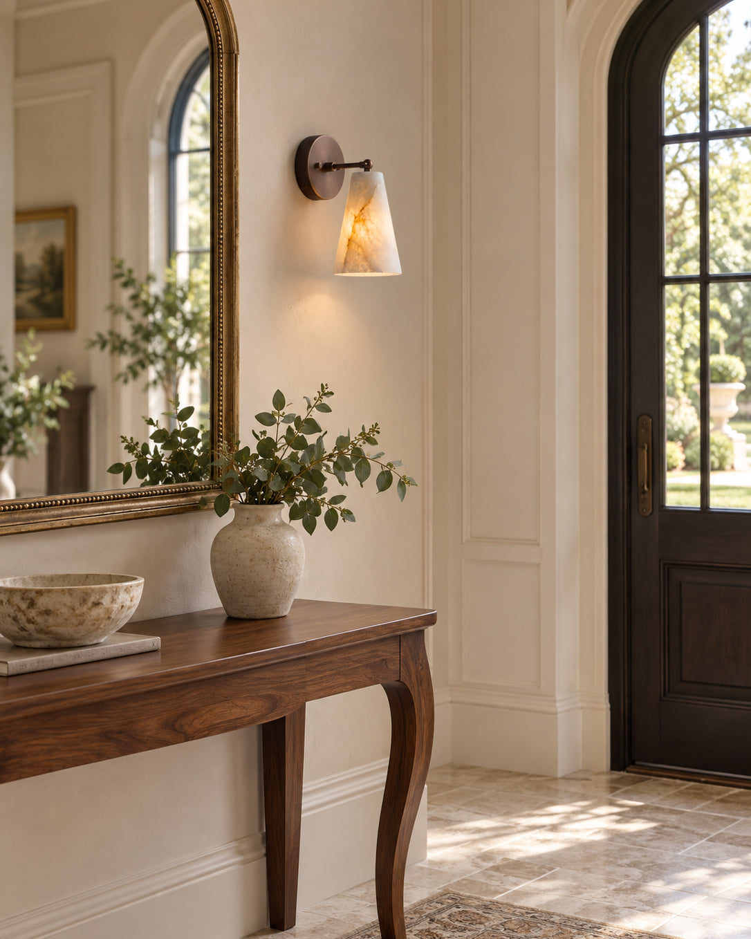 Castercombe Albasten wandlamp