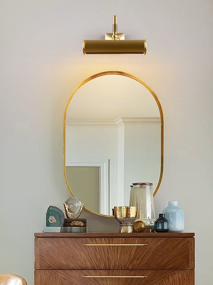 Solivielle wandlamp van messing