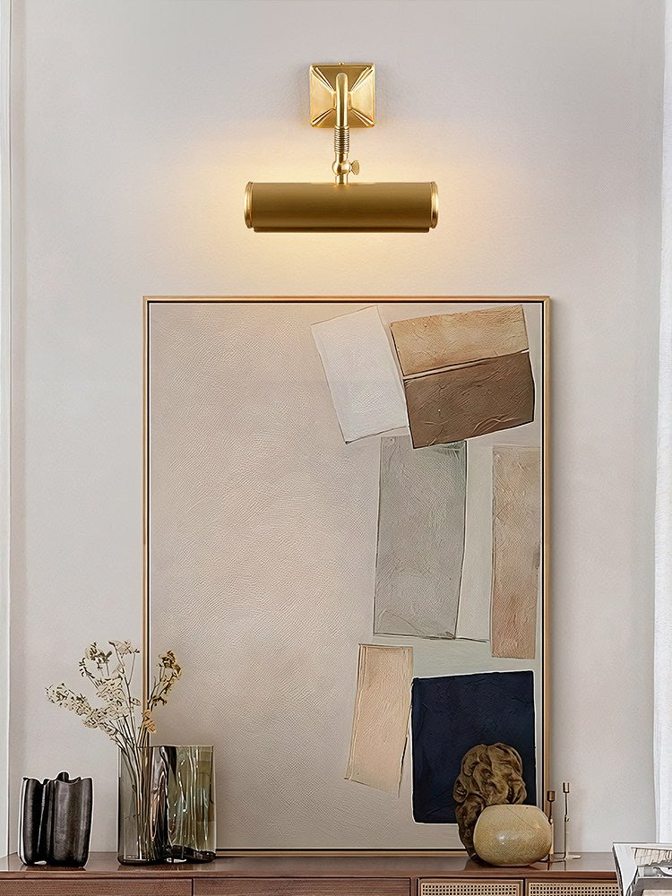 Solivielle wandlamp van messing