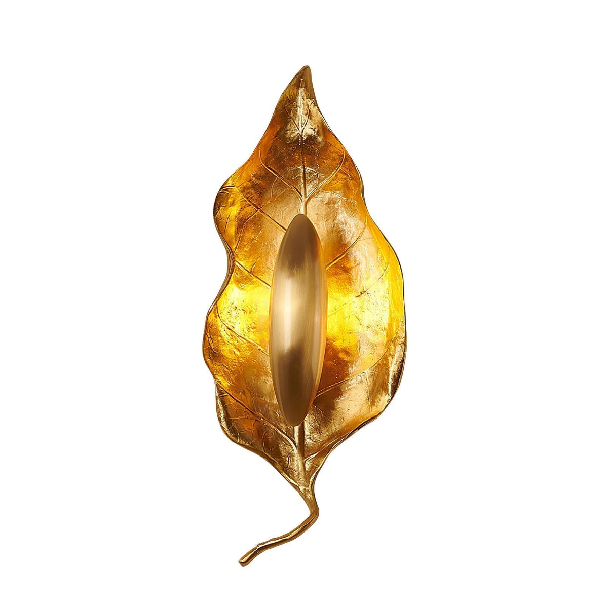 Corsel Noordse kunst Blad messing wandlamp
