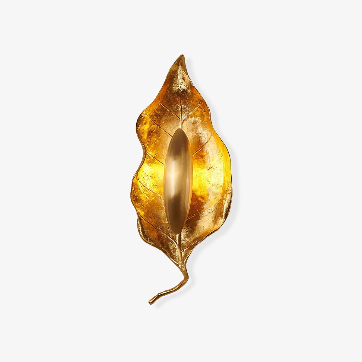 Corsel Noordse kunst Blad messing wandlamp