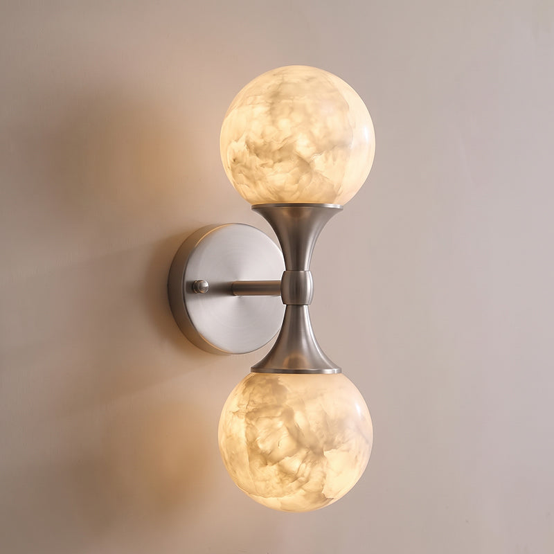 Ulverford dual albast wandlamp