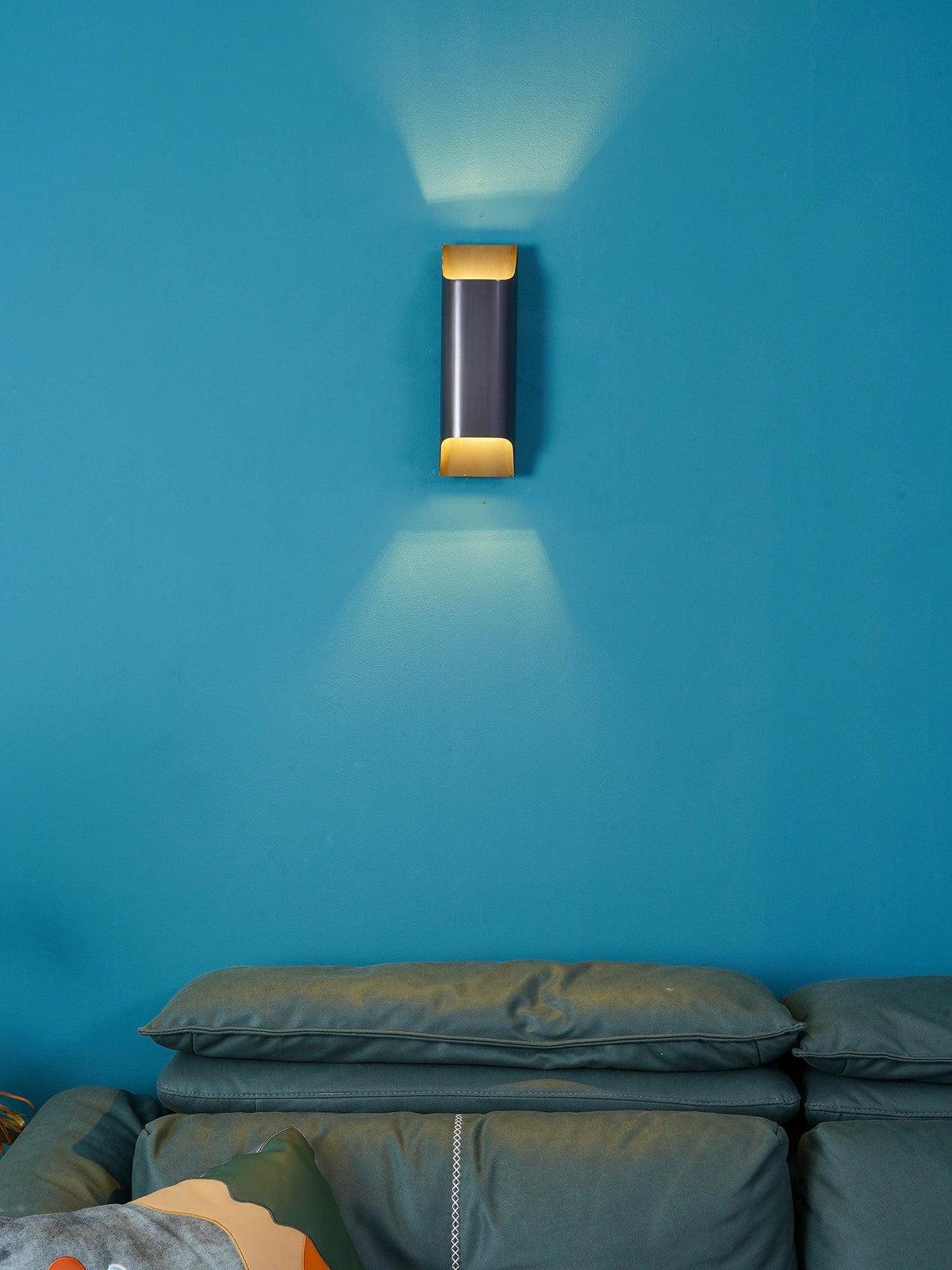 Hardy wandlamp van messing