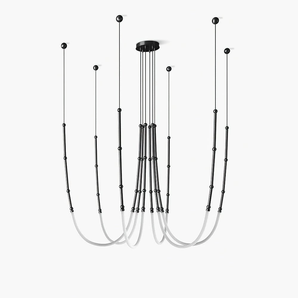 Rio Kroonluchter Leda LED Flexibel Modern Sculpturaal