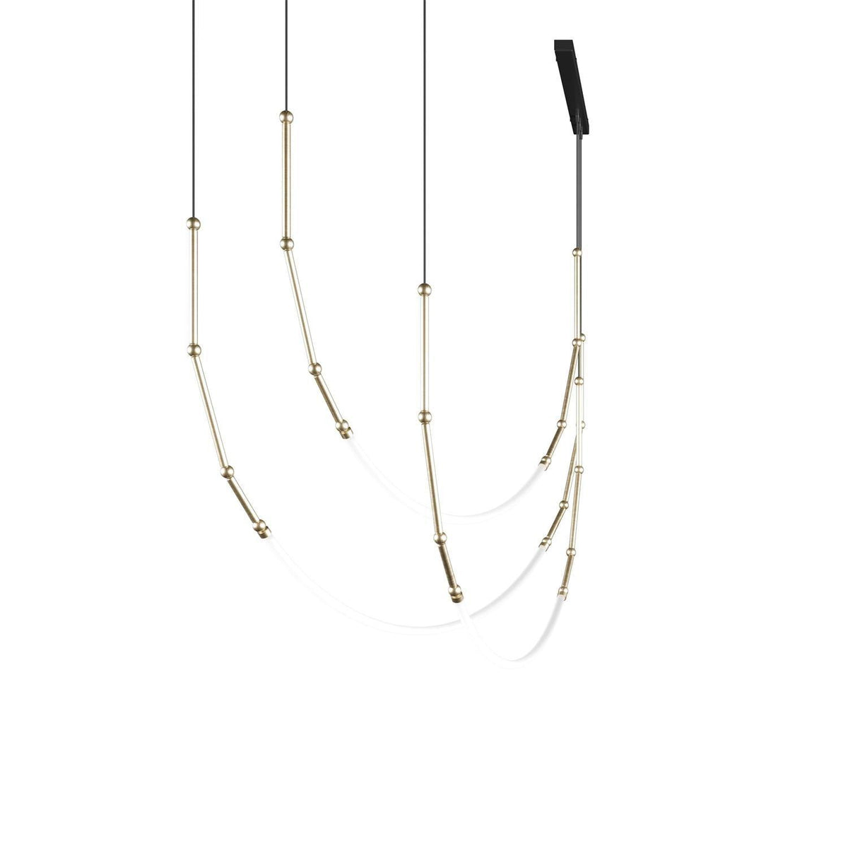 Rio Kroonluchter Leda LED Flexibel Modern Sculpturaal