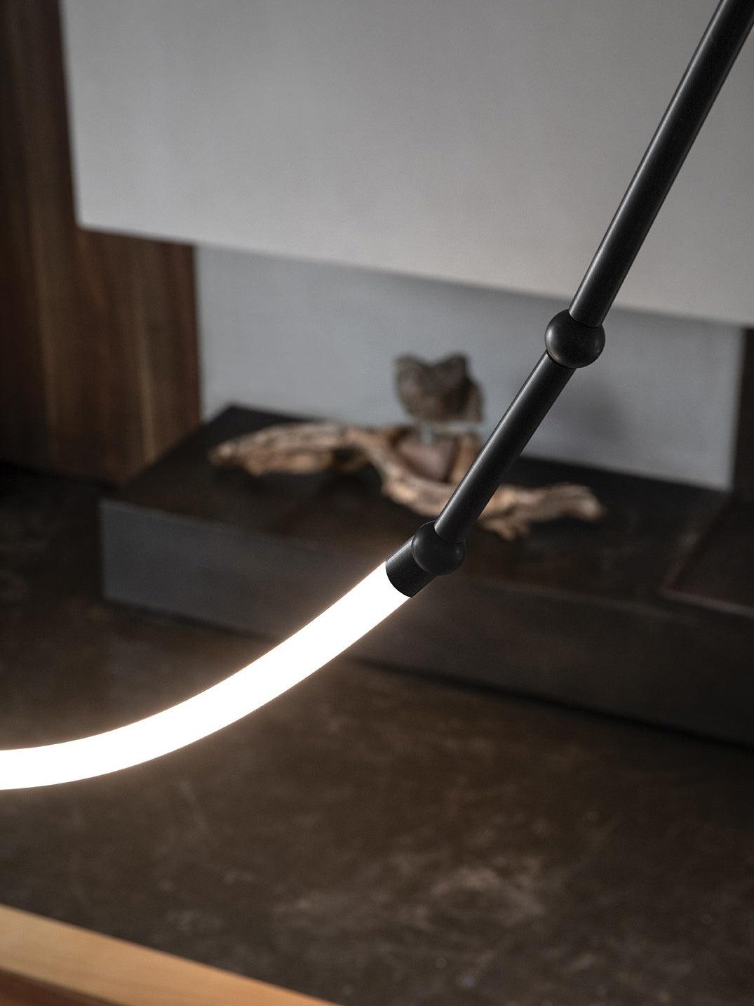 Rio Kroonluchter Leda LED Flexibel Modern Sculpturaal