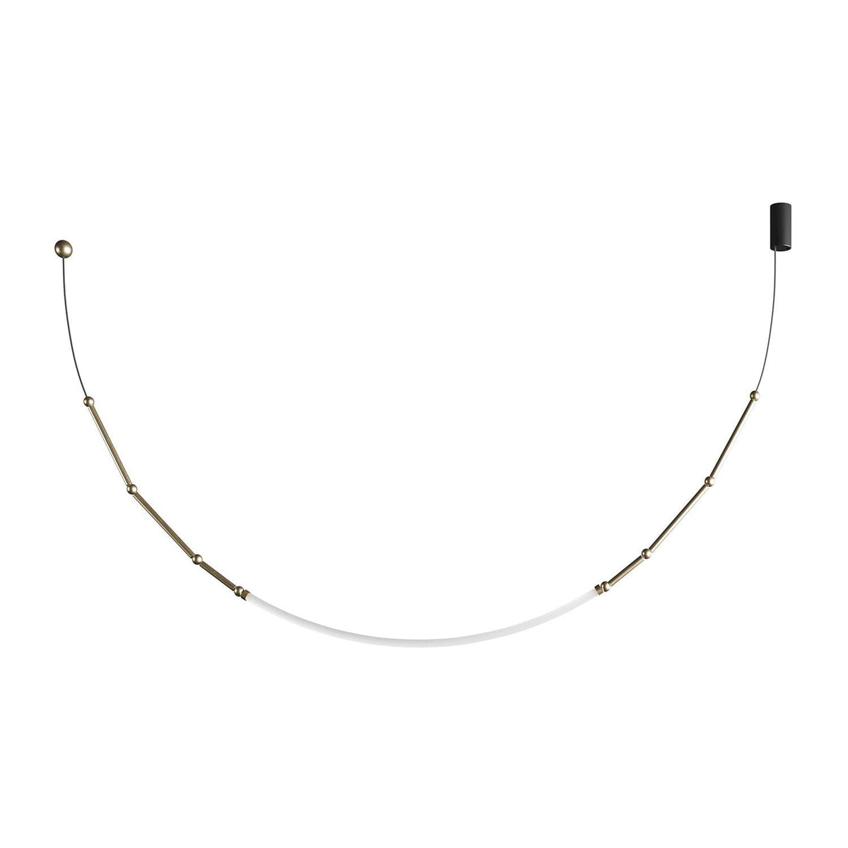 Rio Kroonluchter Leda LED Flexibel Modern Sculpturaal