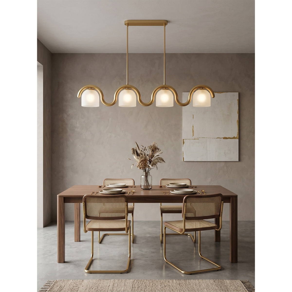 Lenox Linear glas Kroonluchter