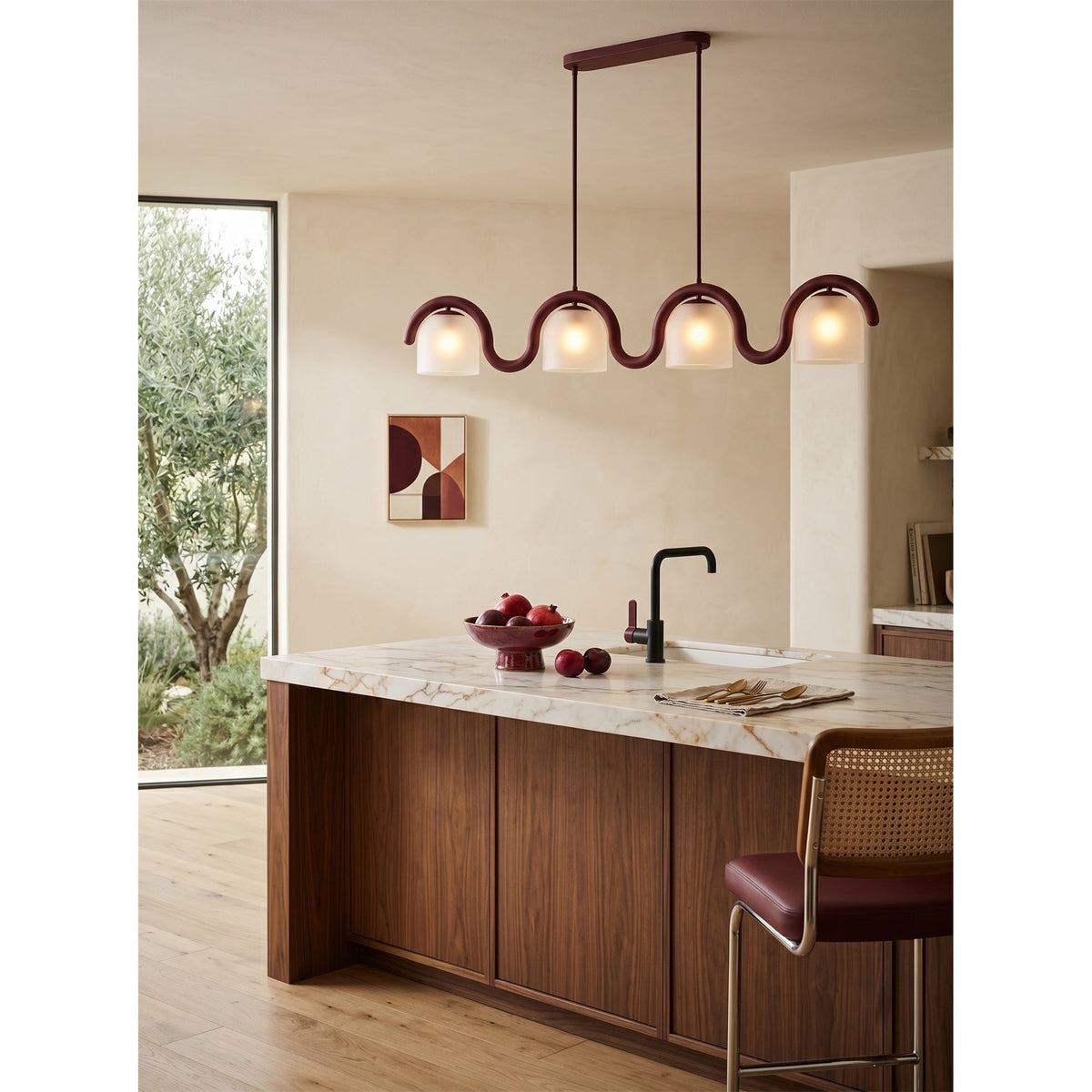 Lenox Linear glas Kroonluchter