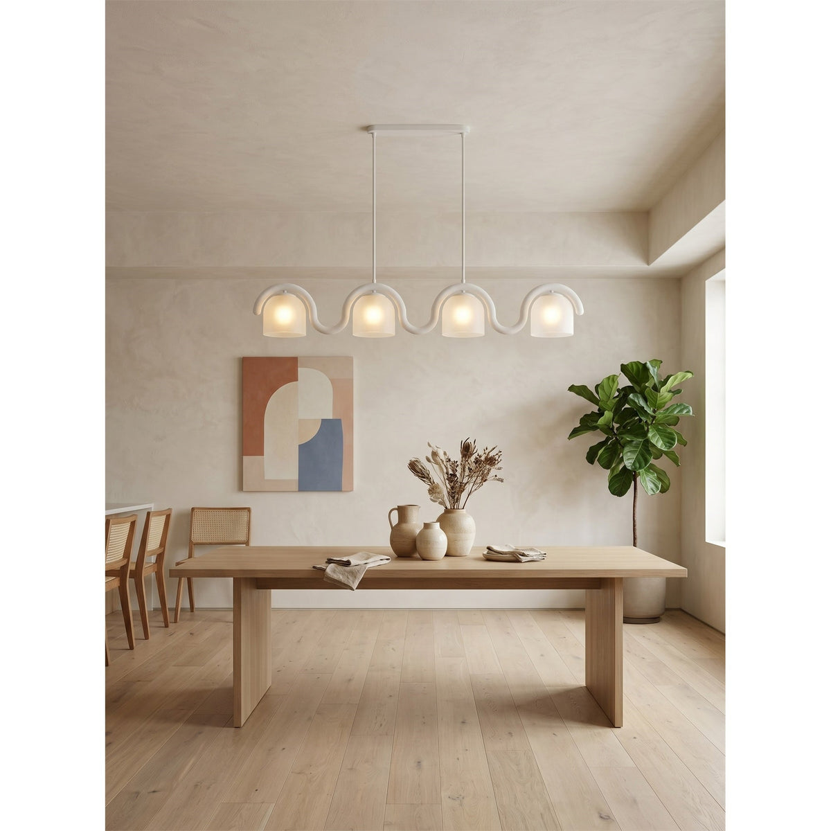 Lenox Linear glas Kroonluchter