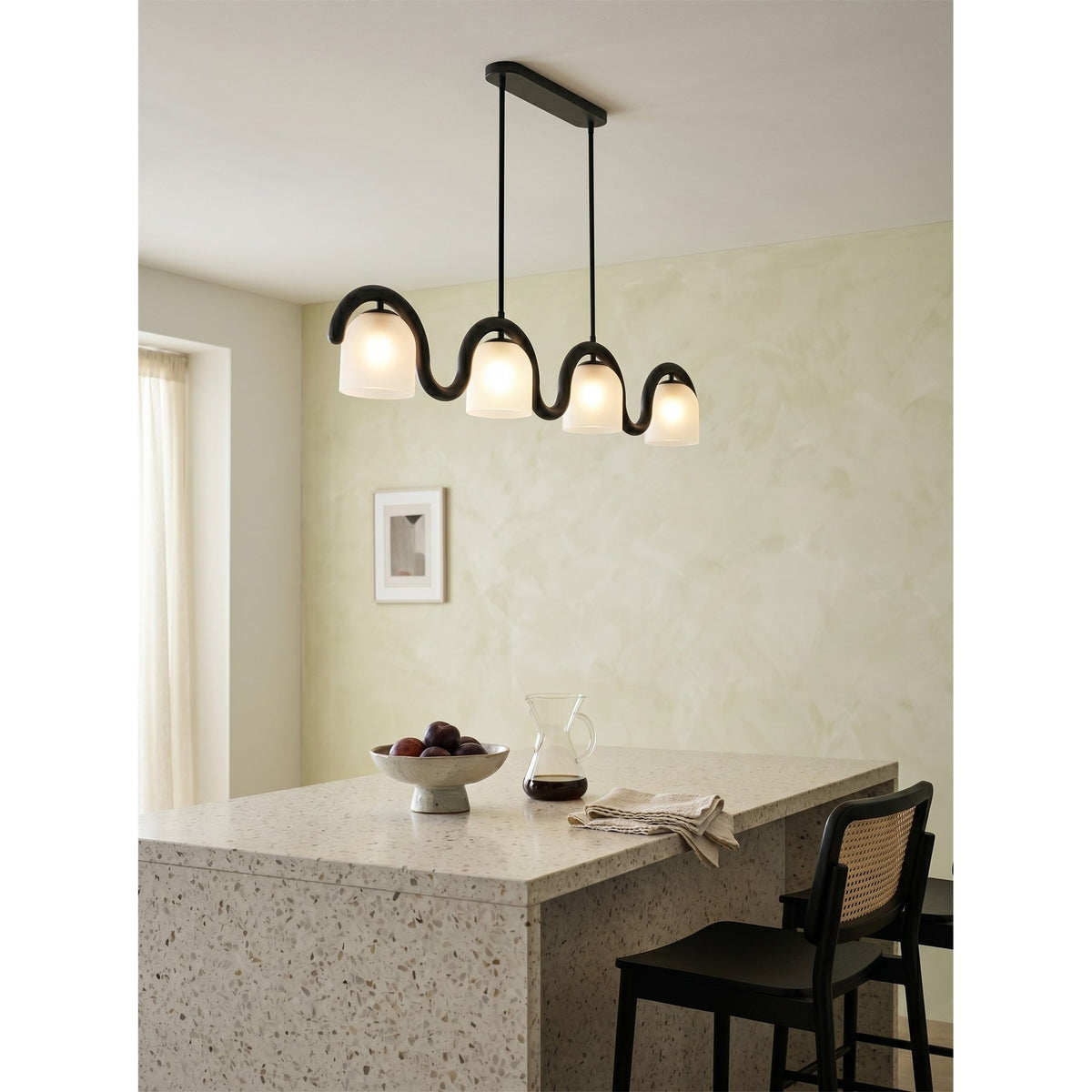 Lenox Linear glas Kroonluchter