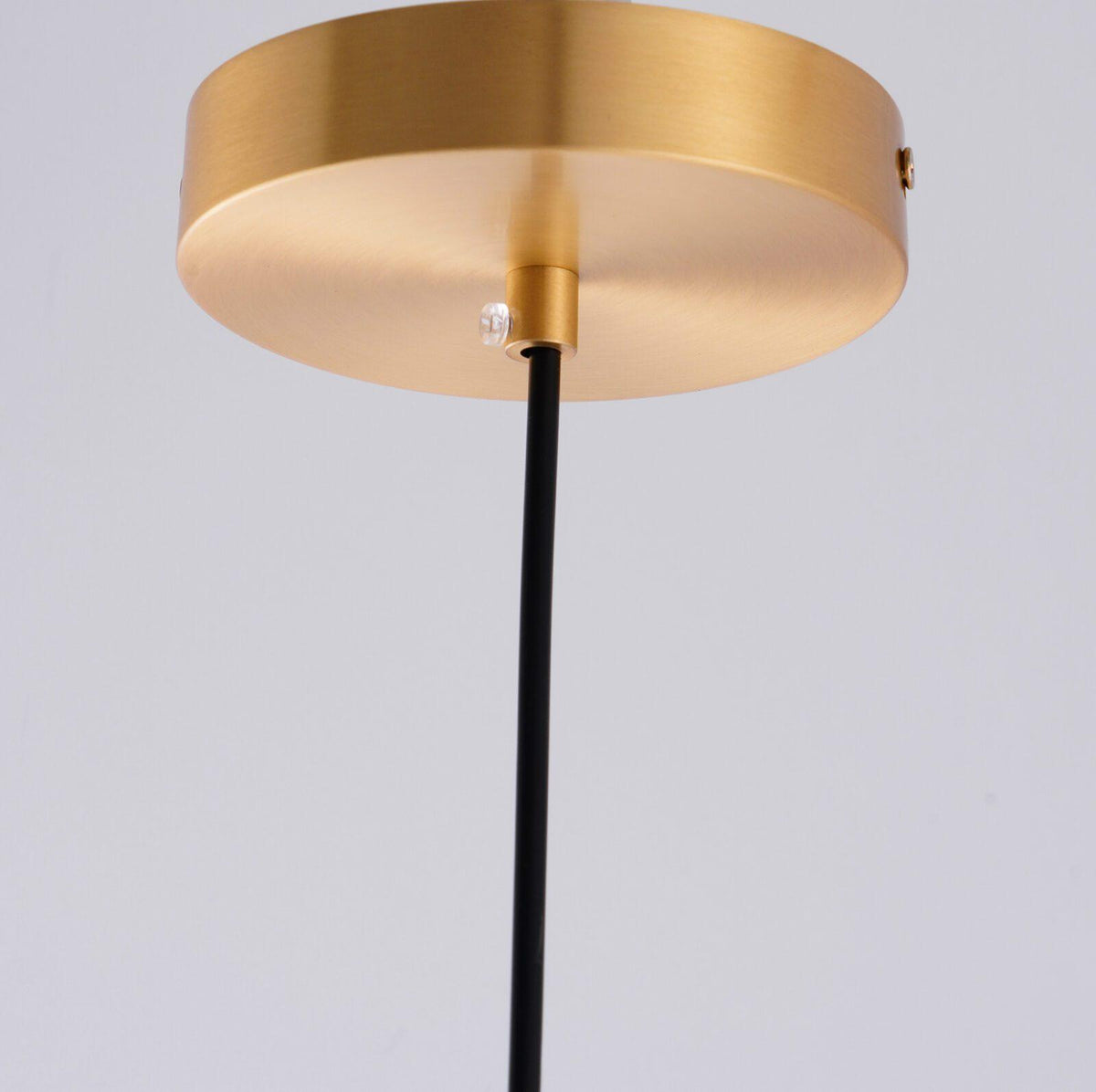 Kevelo Moderne hanglamp van messing glas