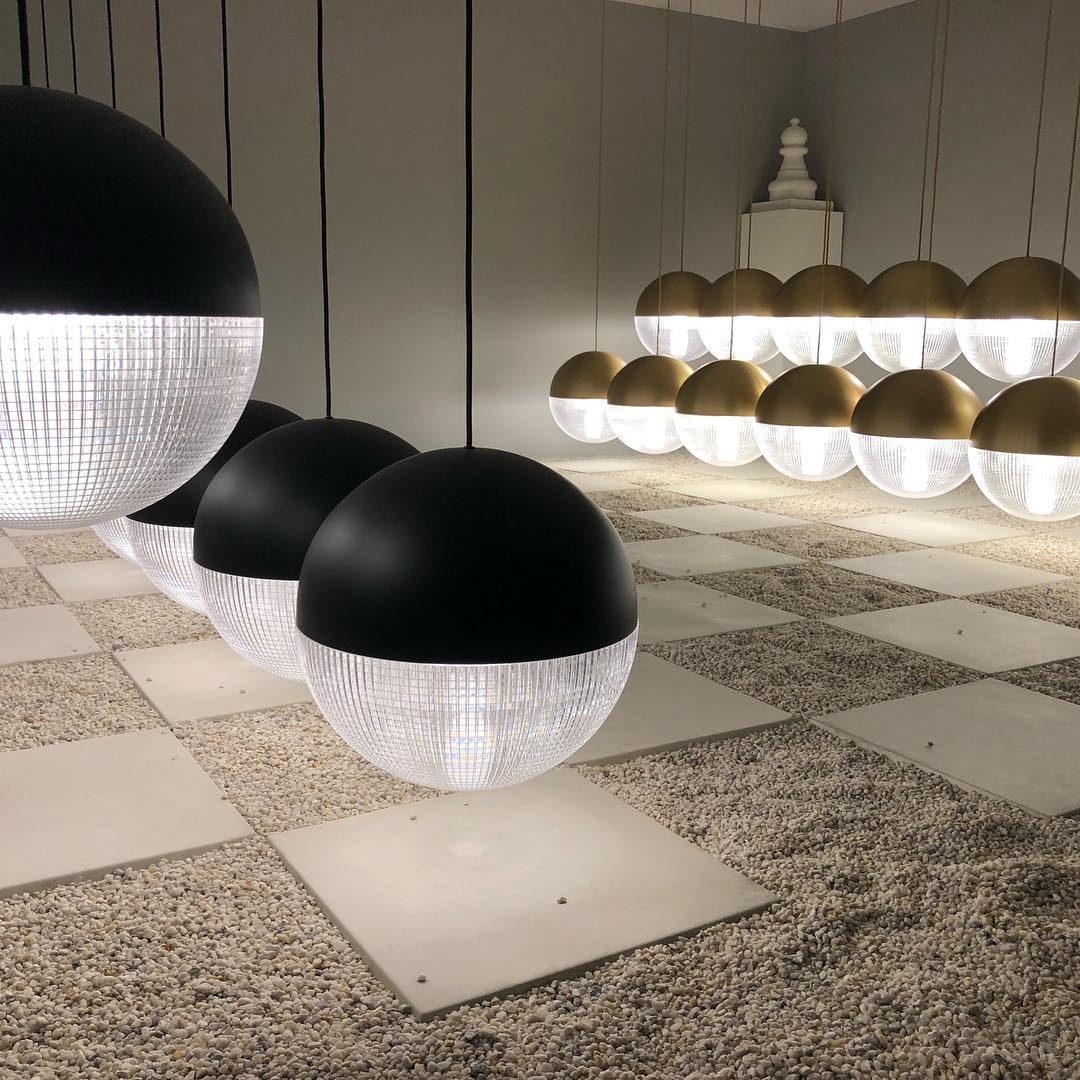 Kevelo Moderne hanglamp van messing glas