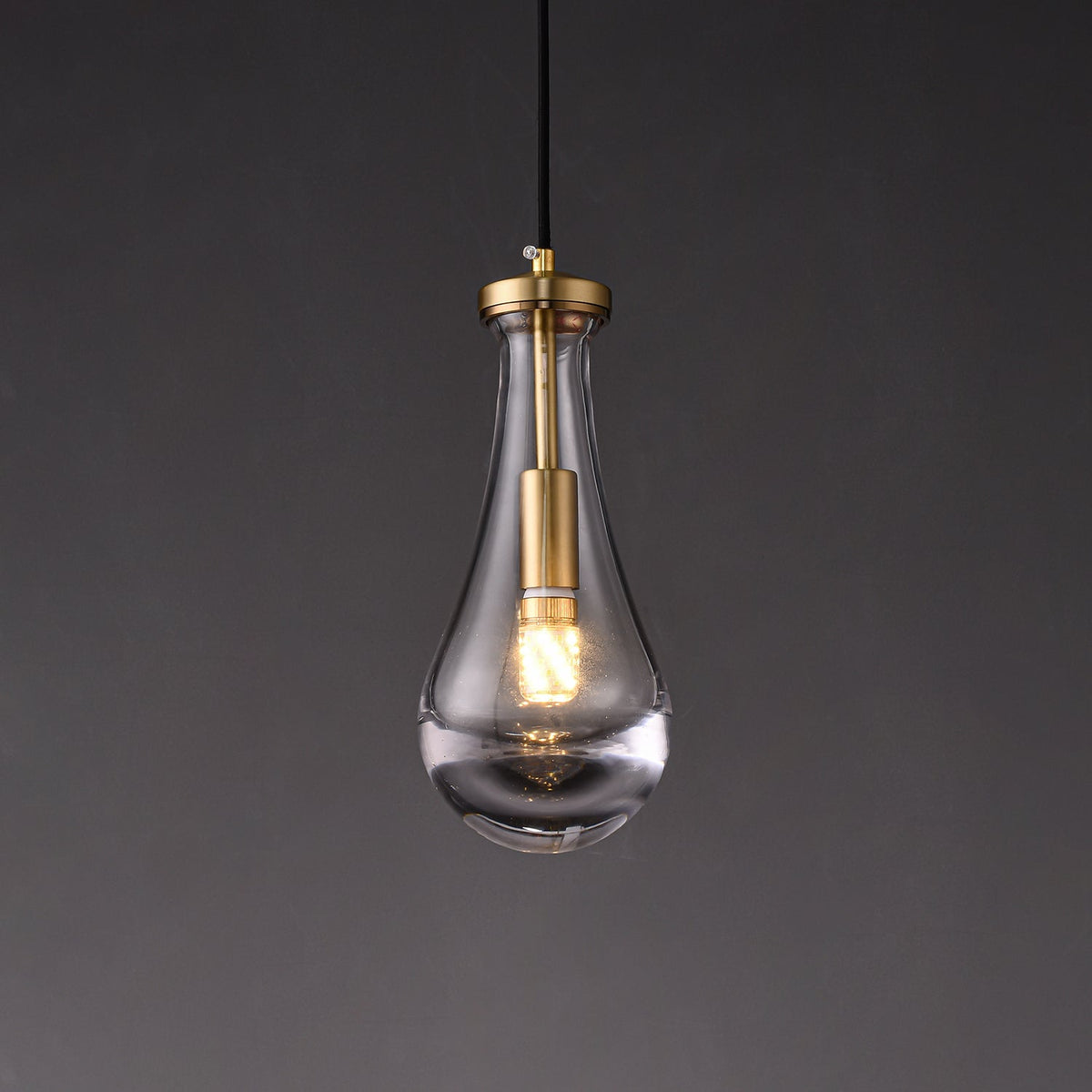 Votheor Moderne minimalistische hanglamp van messing en glas