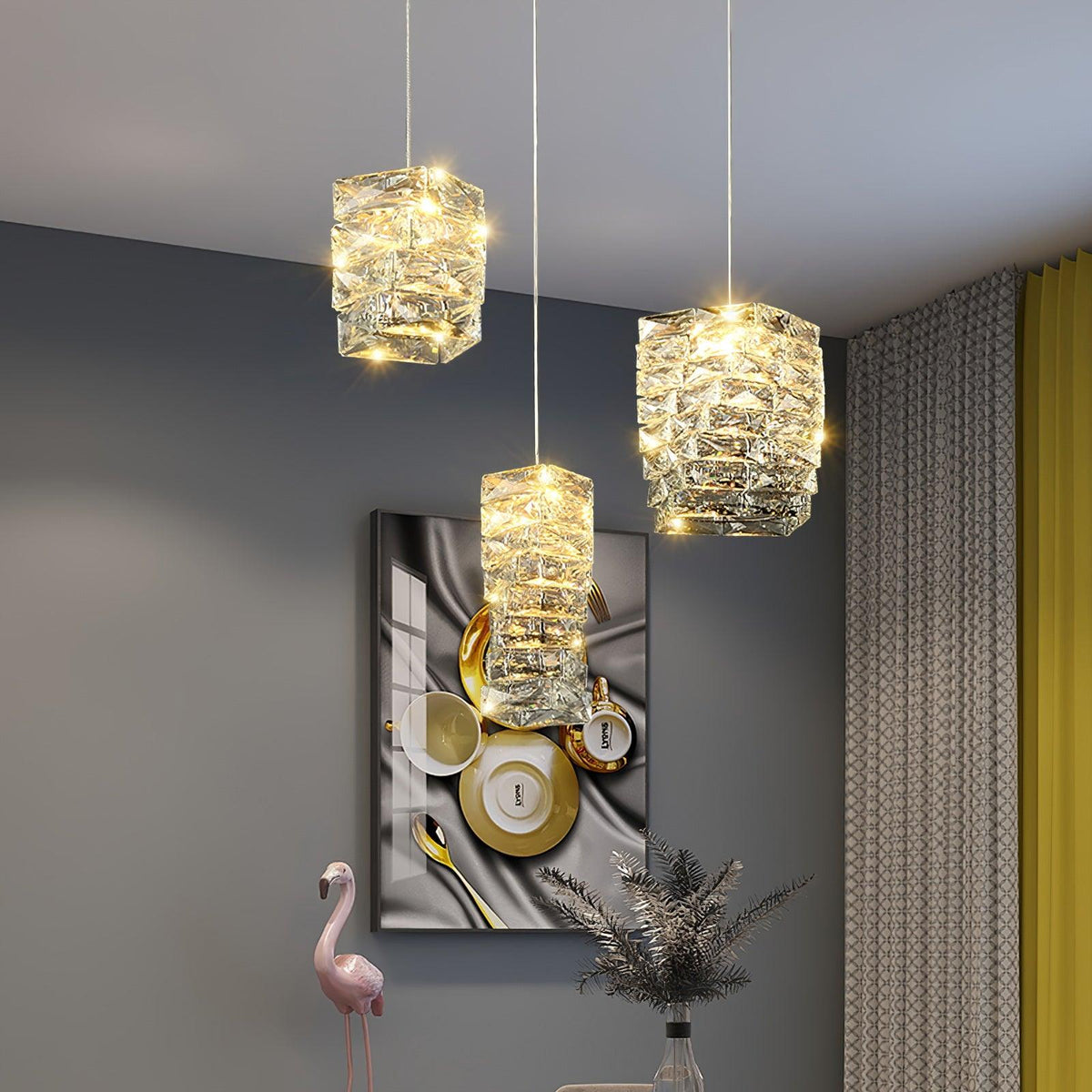 Crysta luxe kristallen hanglamp