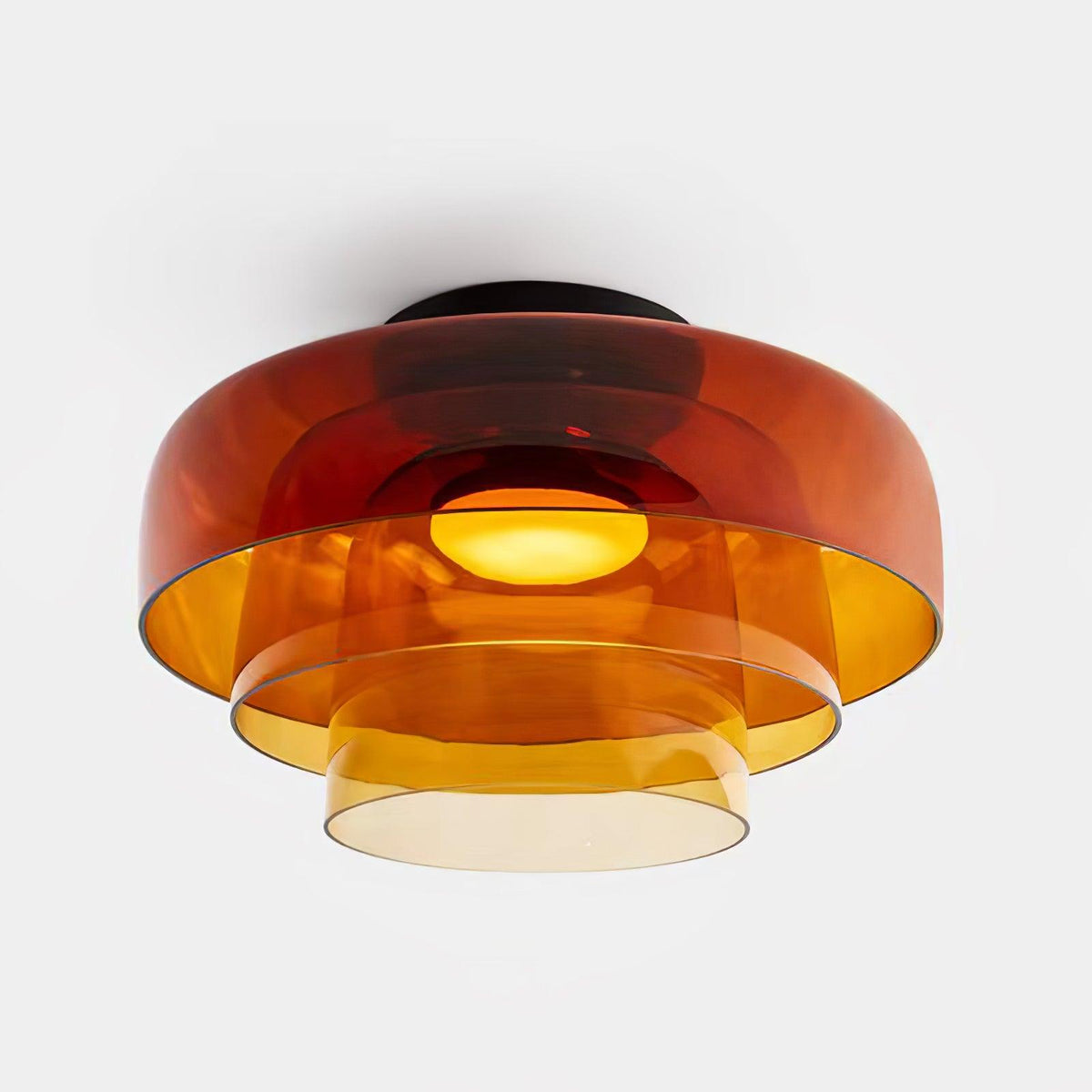 Miroriella plafondlamp gelaagde structuur warm elegant
