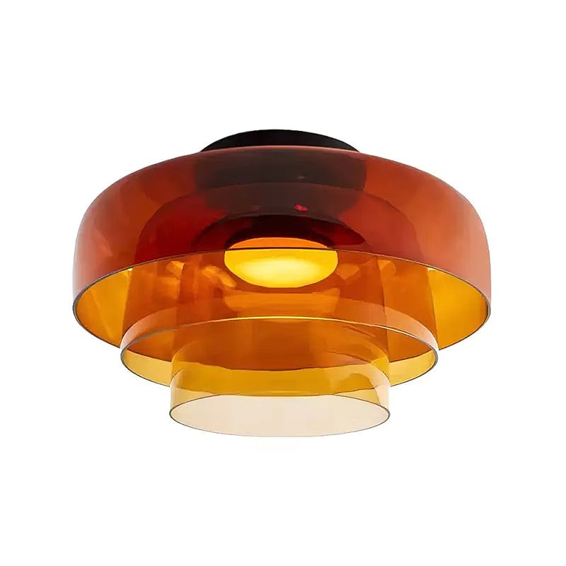Miroriella plafondlamp gelaagde structuur warm elegant
