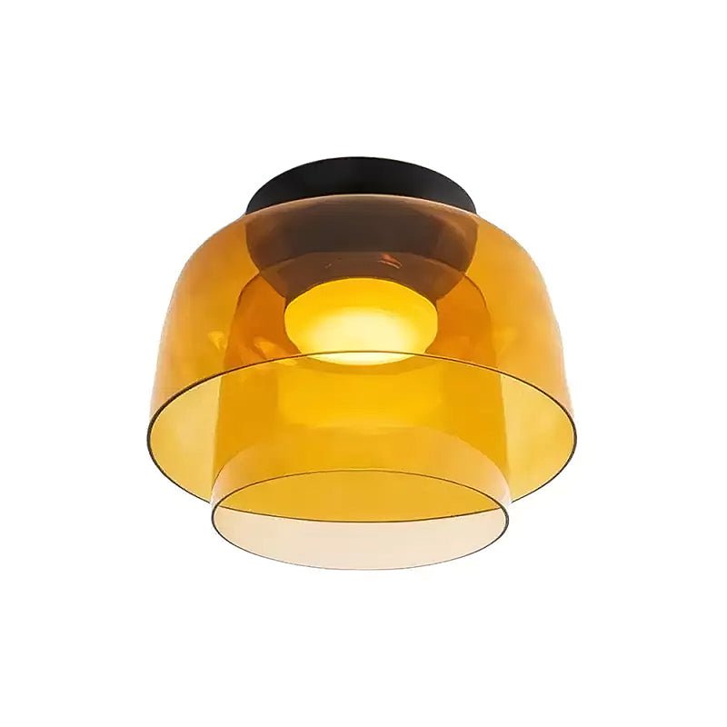 Miroriella plafondlamp gelaagde structuur warm elegant