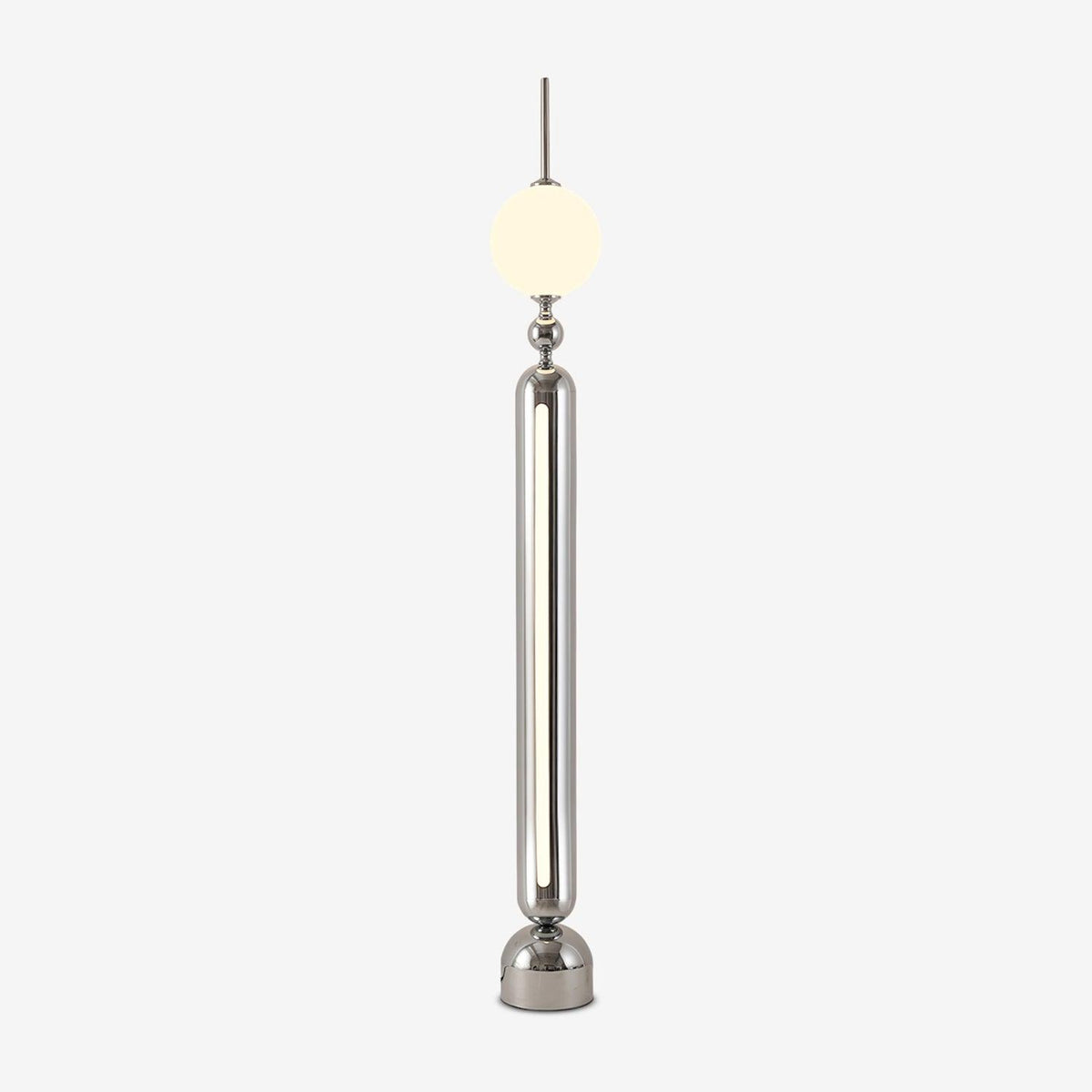 Ardinielle Futuristische vloerlamp van roestvrij staal