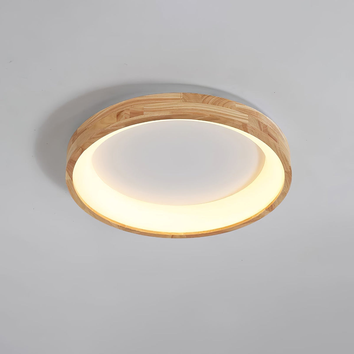Uphae Moderne plafondlamp van hout met minimalistisch vierkant ontwerp
