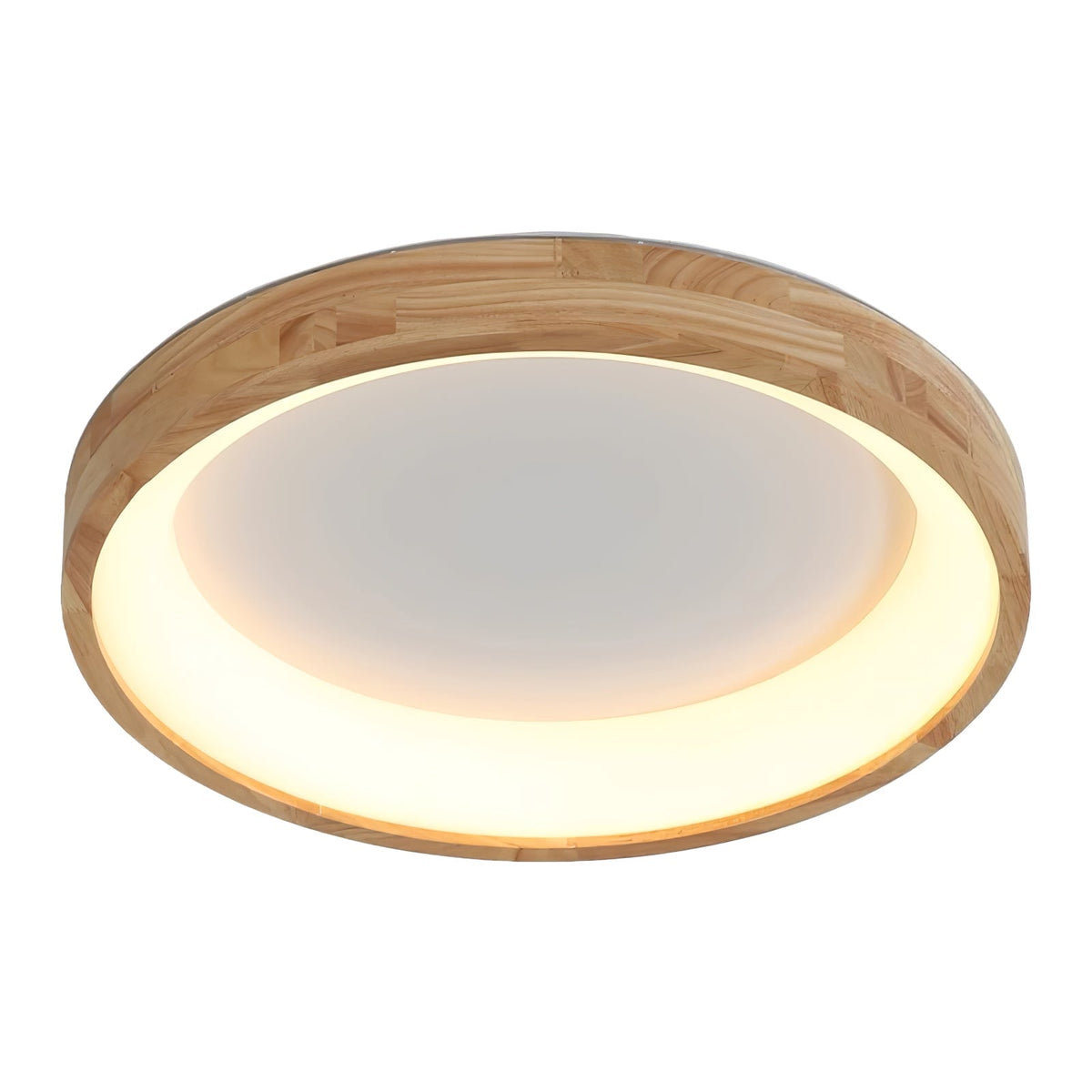 Uphae Moderne plafondlamp van hout met minimalistisch vierkant ontwerp