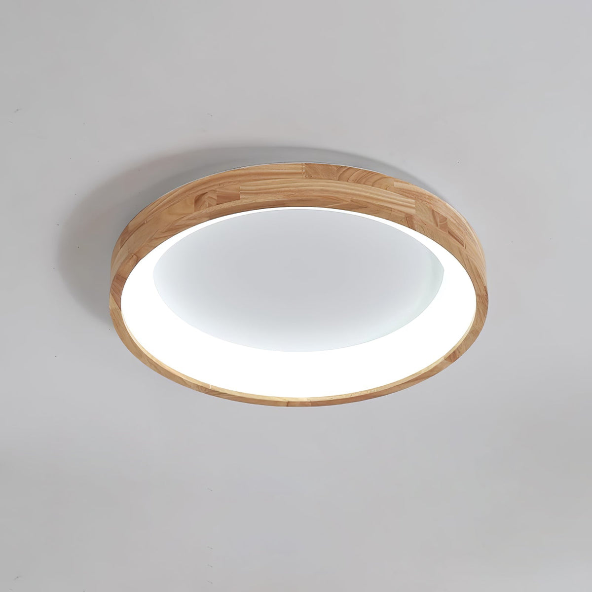 Uphae Moderne plafondlamp van hout met minimalistisch vierkant ontwerp