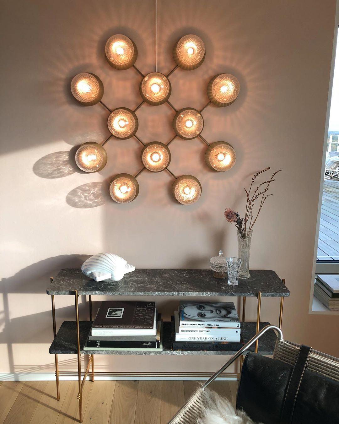 Nifte wandlamp Ronde Schijf Mondblaasglas Minimalistisch met bolvormige kap