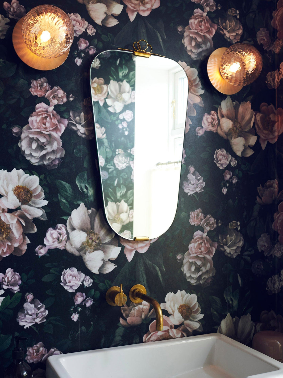 Nifte wandlamp Ronde Schijf Mondblaasglas Minimalistisch met bolvormige kap