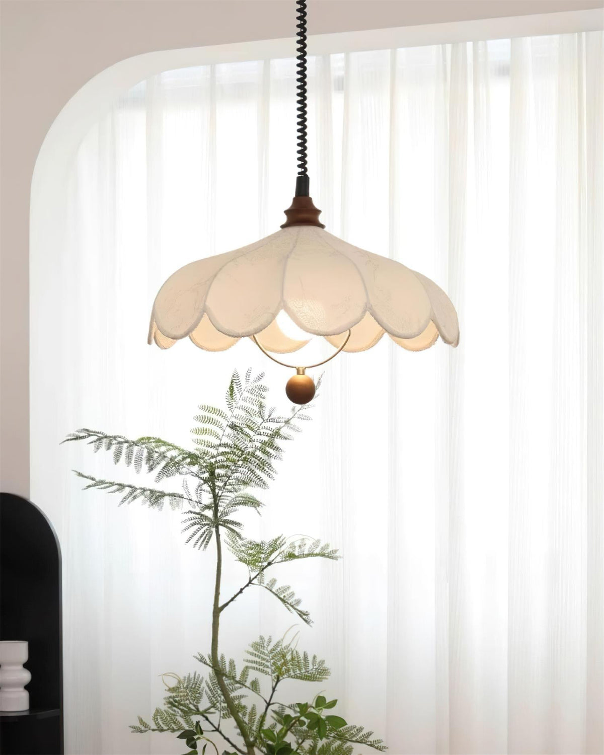 Hanglamp Petals met patroon Vintage Bloemen Frans Elegante met bloemblaadjes