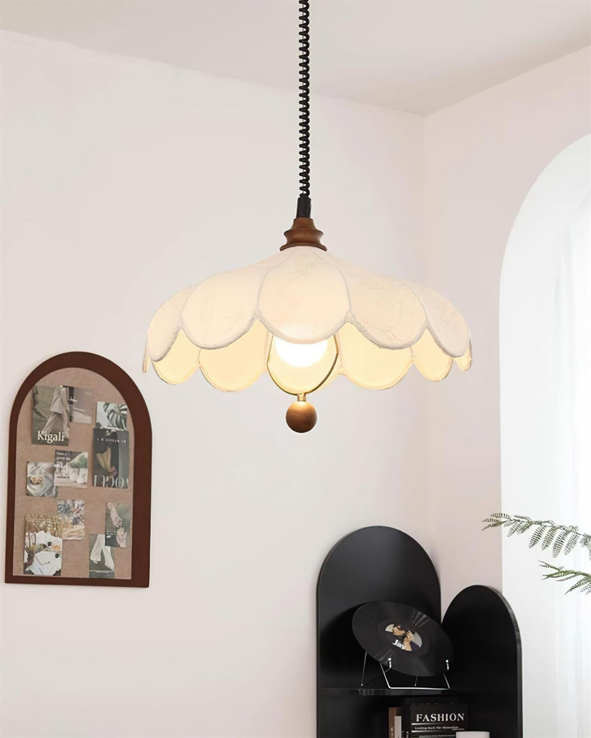 Hanglamp Petals met patroon Vintage Bloemen Frans Elegante met bloemblaadjes