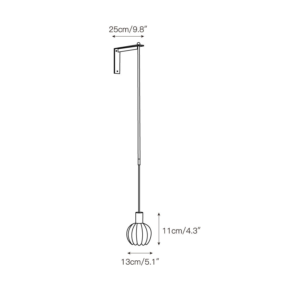 Eiraaya albasten wandlamp