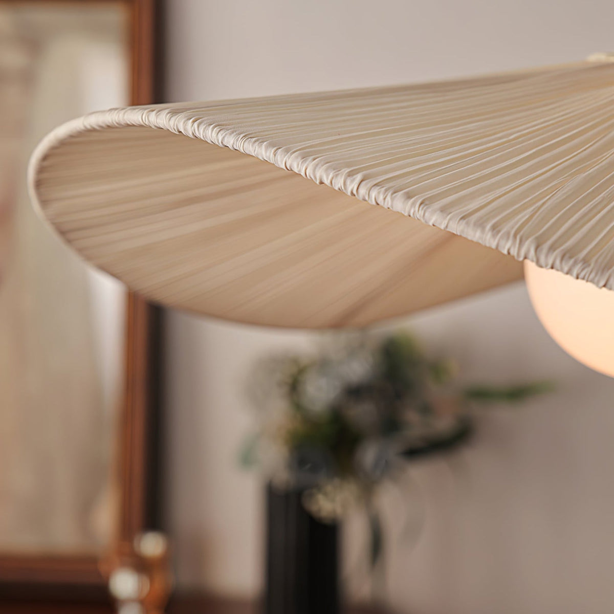 Zovenil hanglamp met organisch textiel
