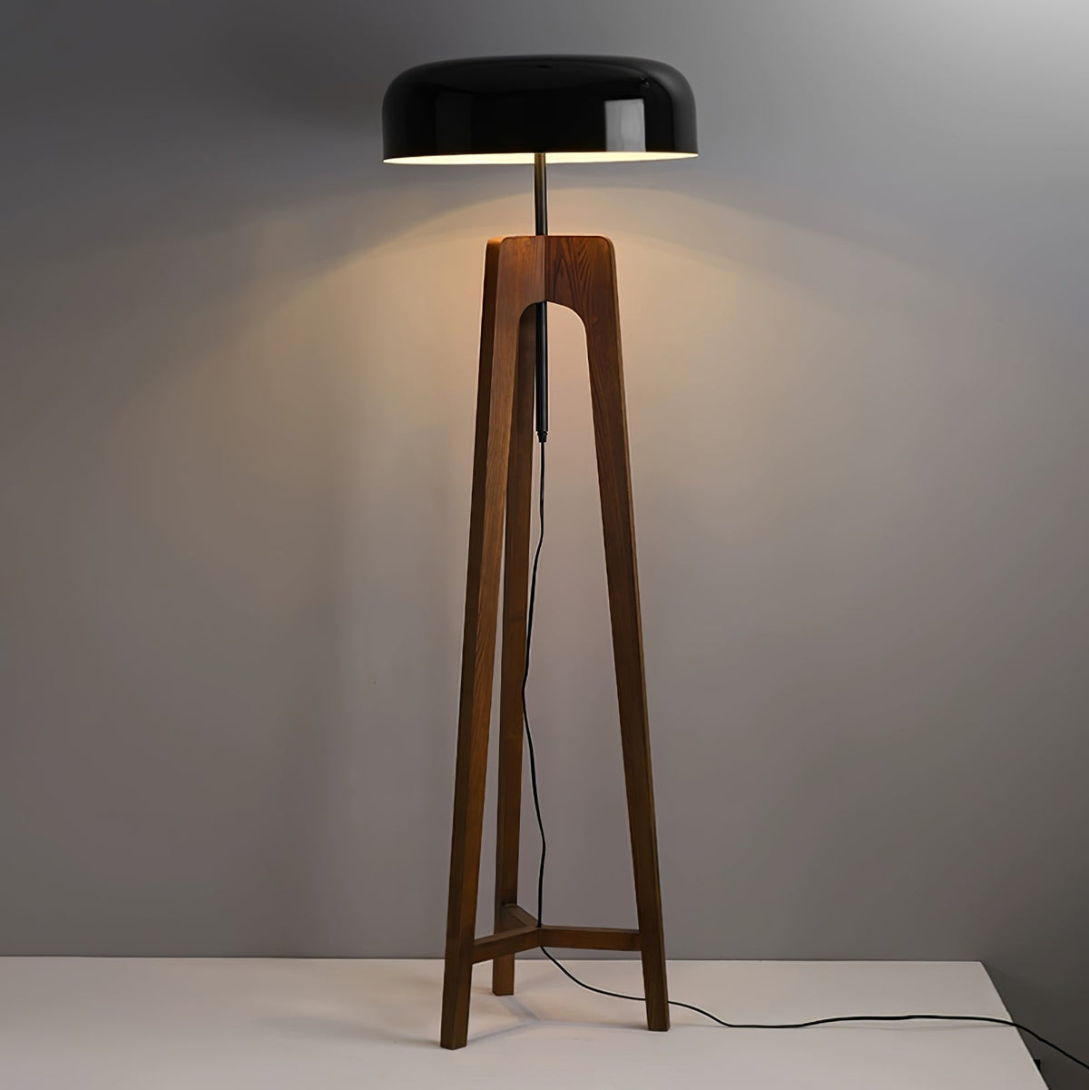 Kovain Houten Minimalistische vloerlamp