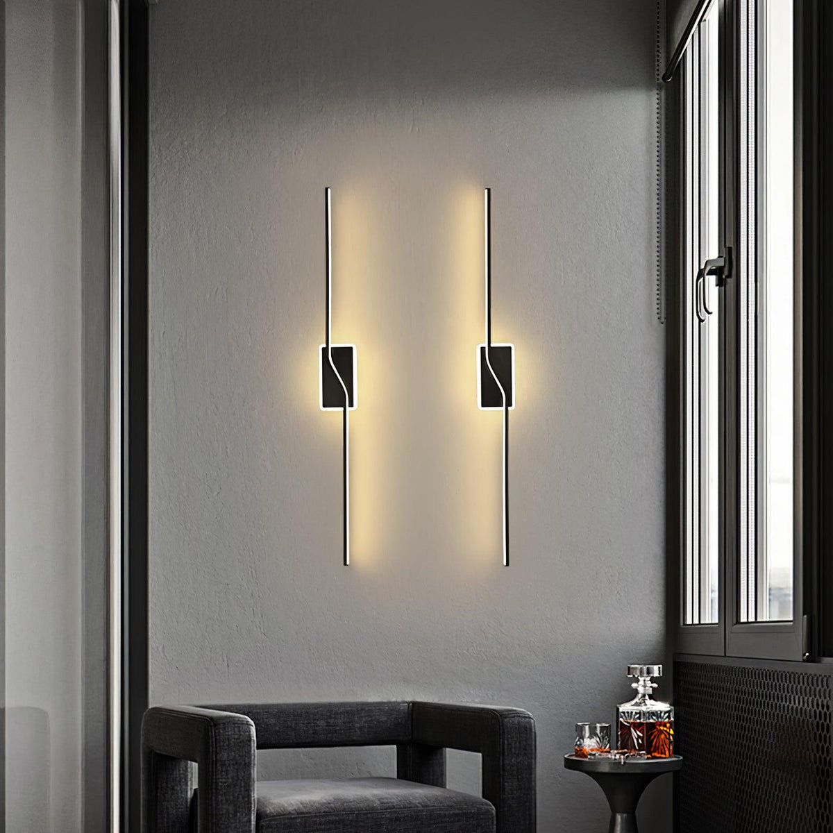 Cael Moderne minimalistische lineaire wandlamp