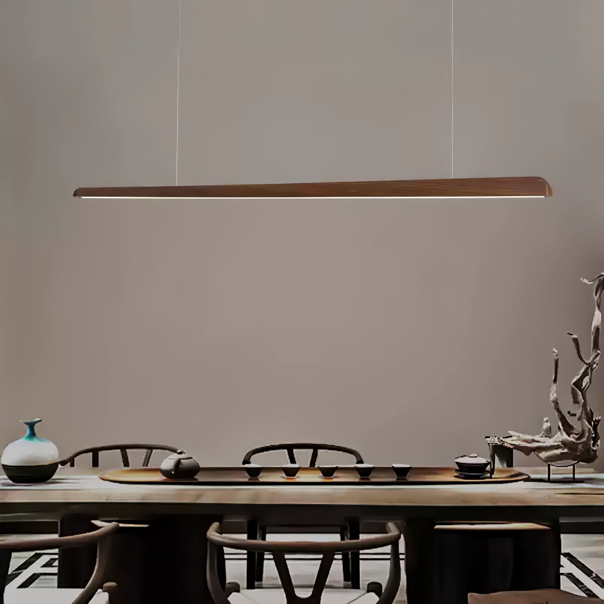Sylanaya Hout Minimalistische hanglamp