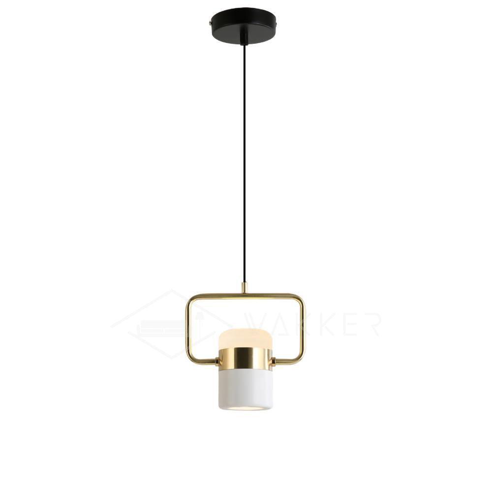 Lirael Hanglamp Verstelbaar Glas met Messing