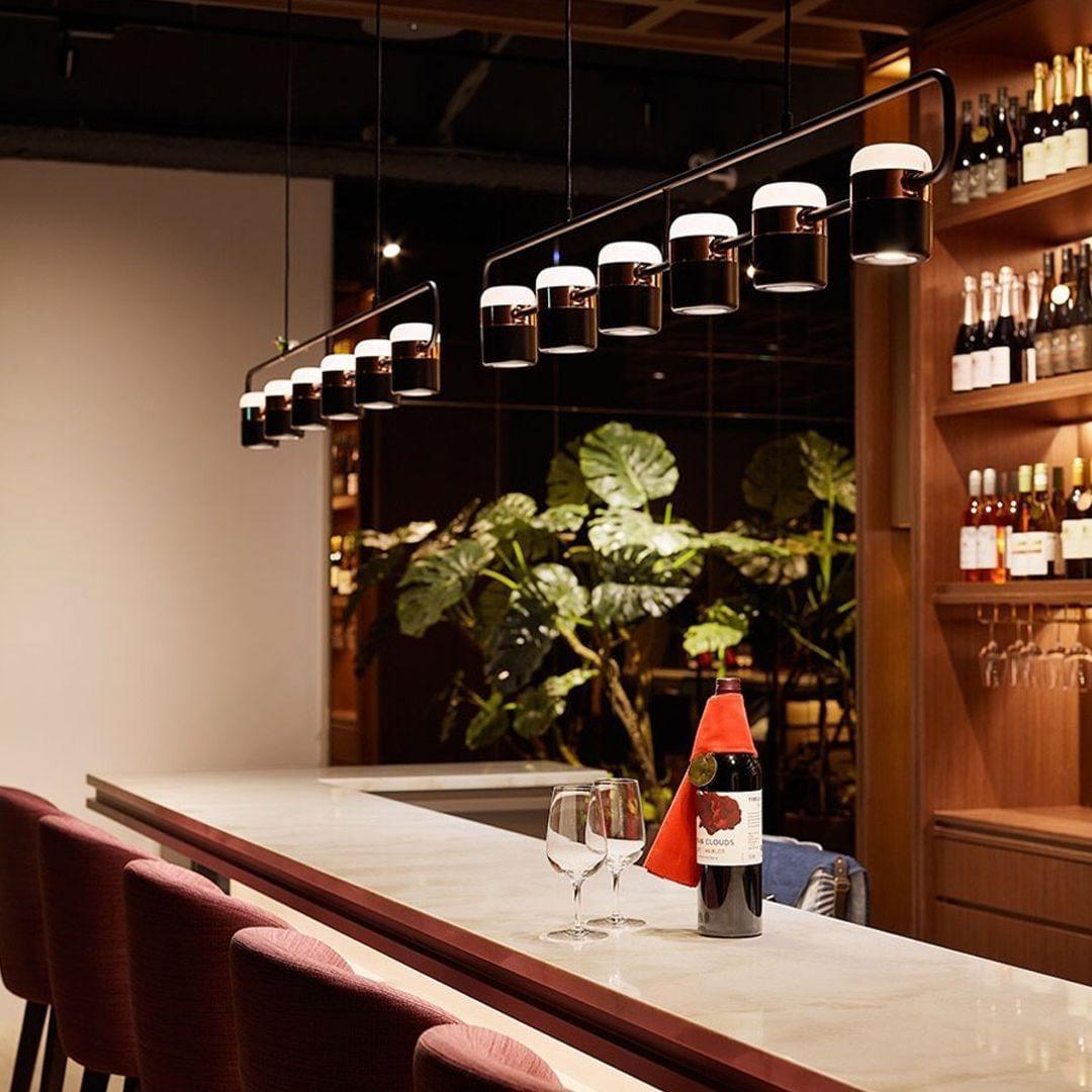 Lirael Hanglamp Verstelbaar Glas met Messing