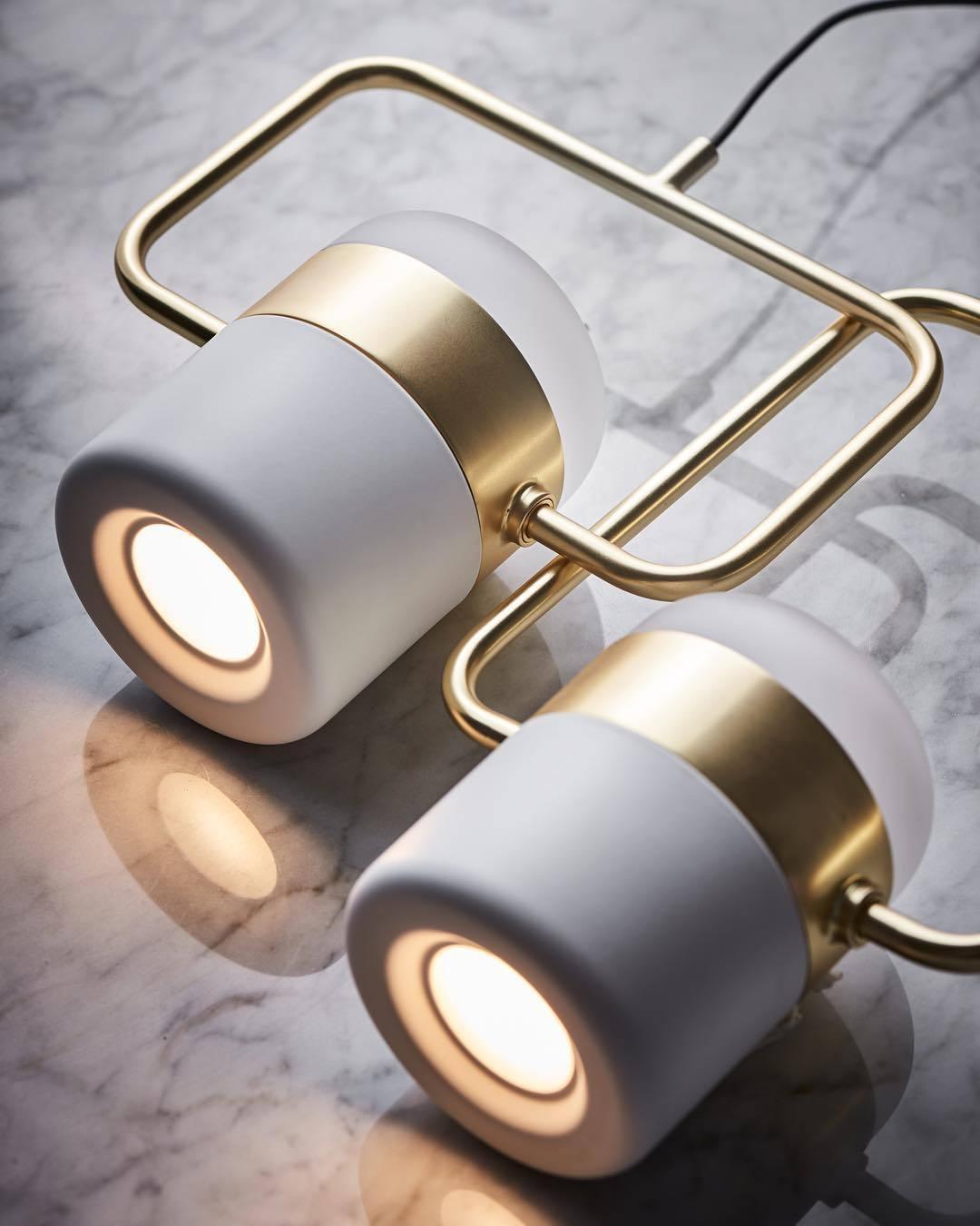 Lirael Hanglamp Verstelbaar Glas met Messing