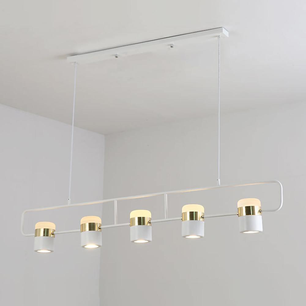 Lirael Hanglamp Verstelbaar Glas met Messing