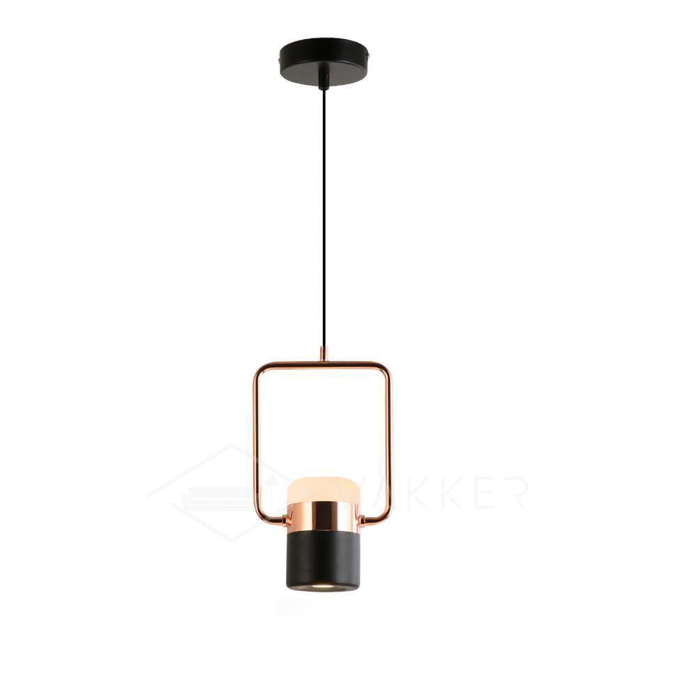 Lirael Hanglamp Verstelbaar Glas met Messing