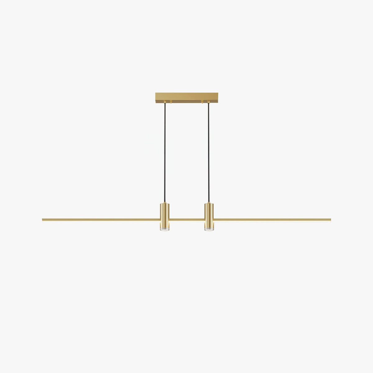 Auroaine Moderne hanglamp van goudkleurig metaal minimalistisch voor eetkamer