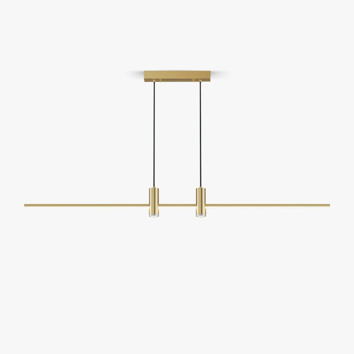 Auroaine Moderne hanglamp van goudkleurig metaal minimalistisch voor eetkamer