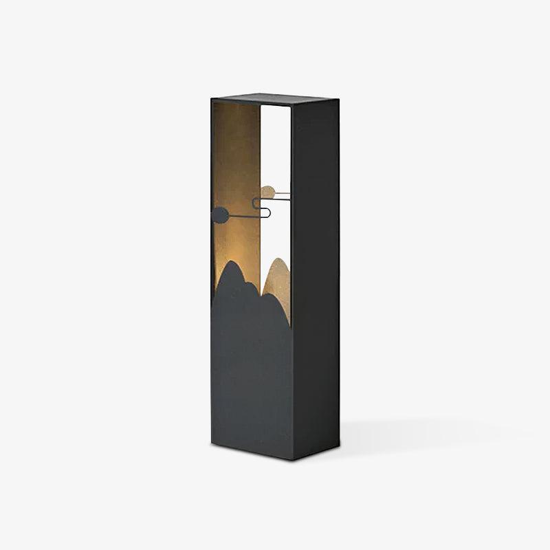 Zen Rustieke buitenhanglamp van acryl