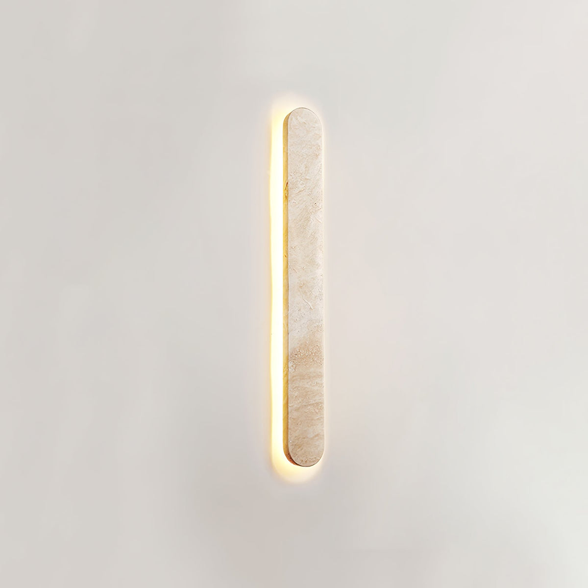 Elraee Geel travertin wandlamp