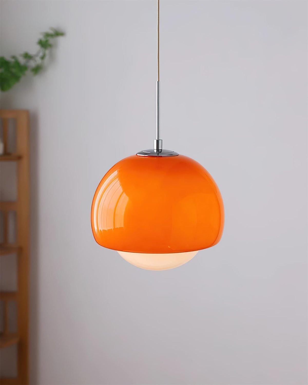 Lipko hanglamp met glazen bol retro modern kleurrijk