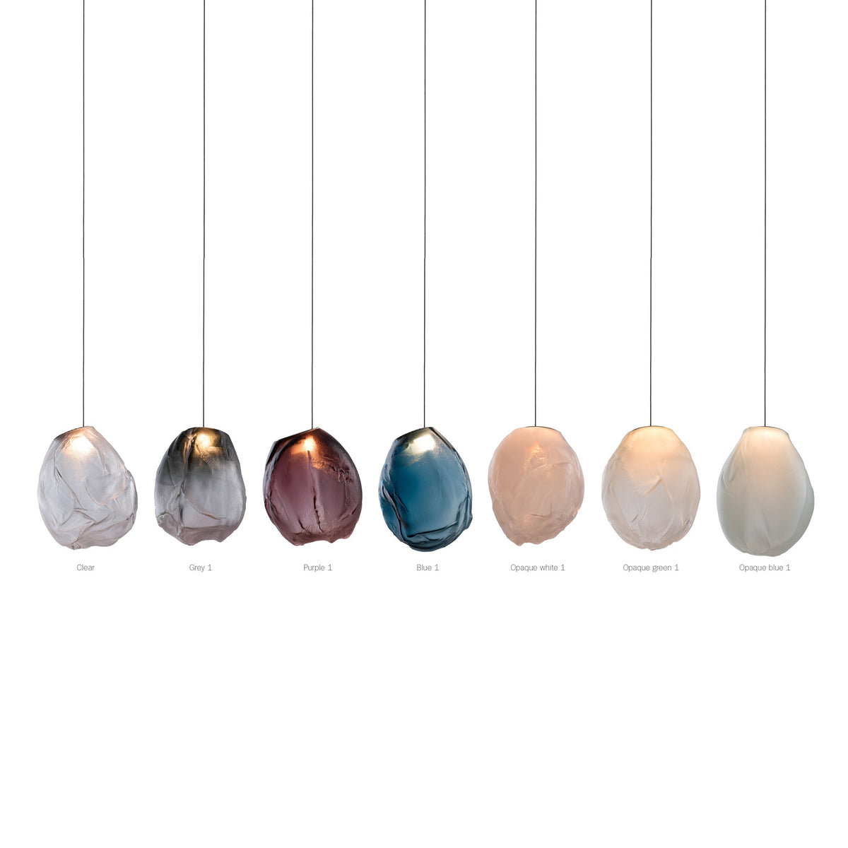 Celenelle Liquid Stone glas hanglamp