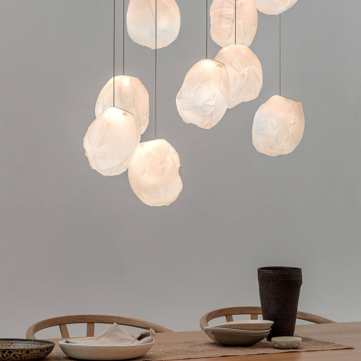 Celenelle Liquid Stone glas hanglamp