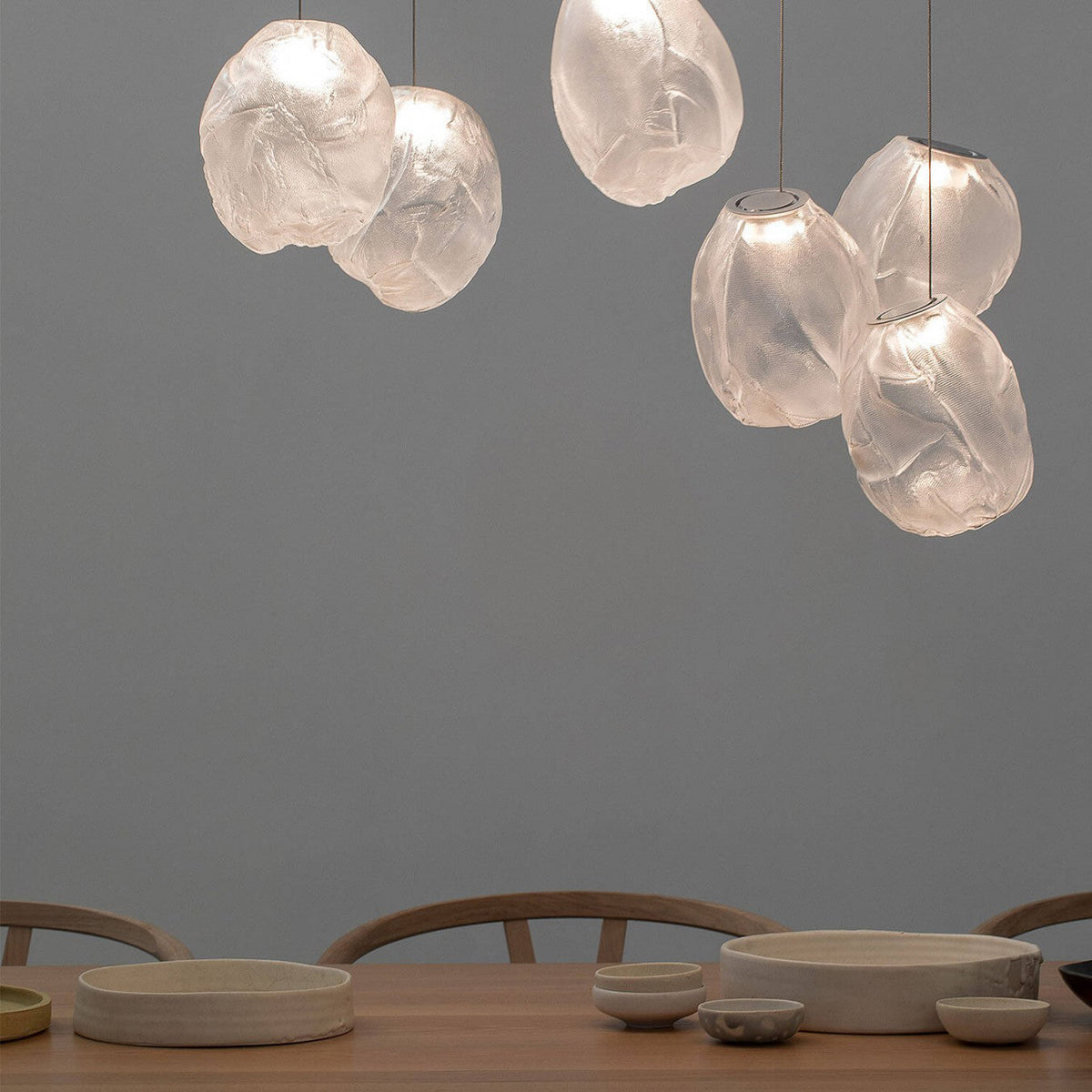 Celenelle Liquid Stone glas hanglamp