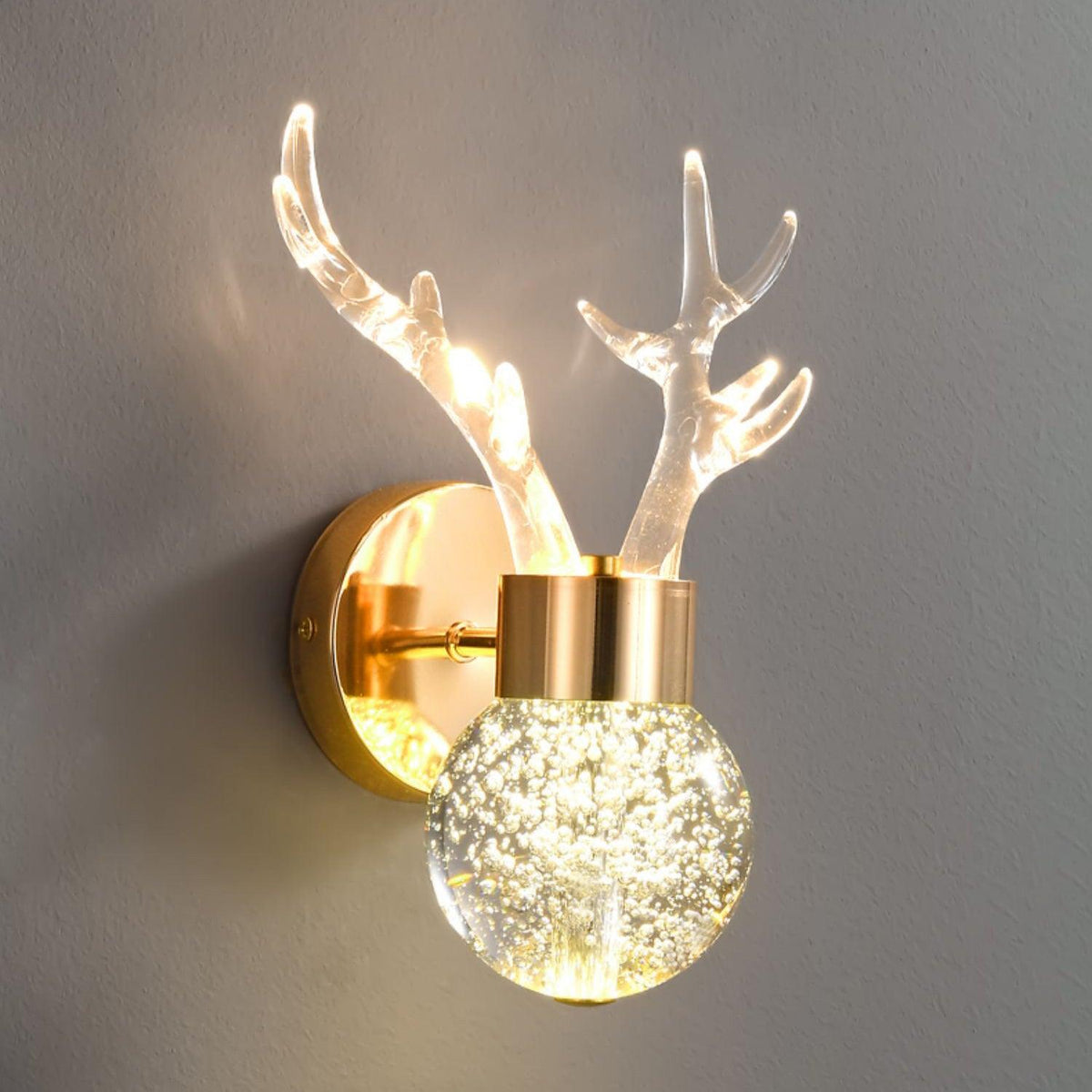 Cexi Postmodern Luxe Herten Kristal wandlamp