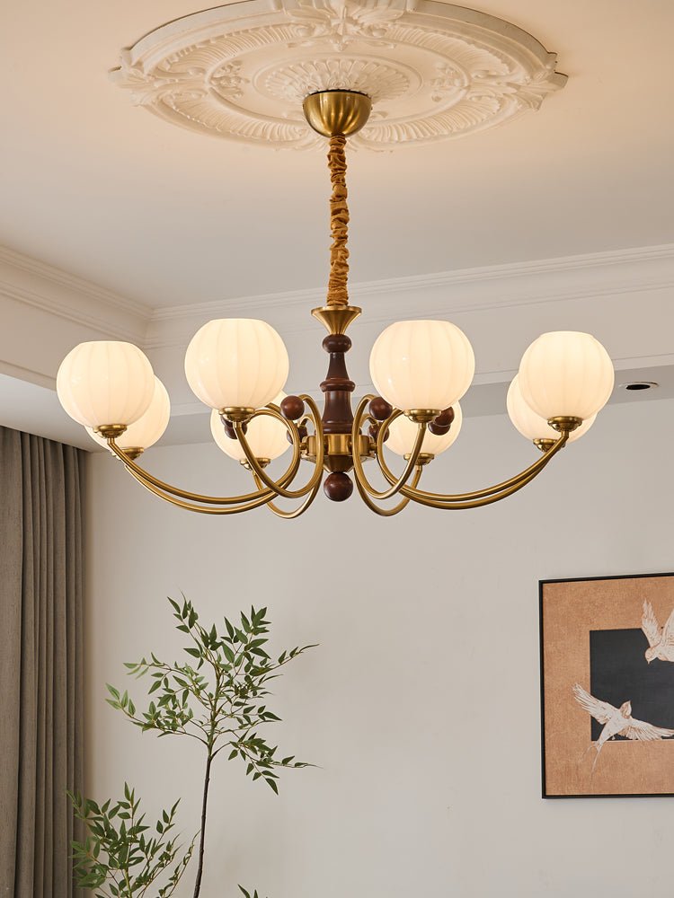 Omirara Traditionele Elegantie Vintage Houten Kroonluchter